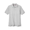 Boys 4-20 & Husky French Toast School Uniform Short-Sleeve Pique Polo -Bonnie Jean Sales 2596522 Gray