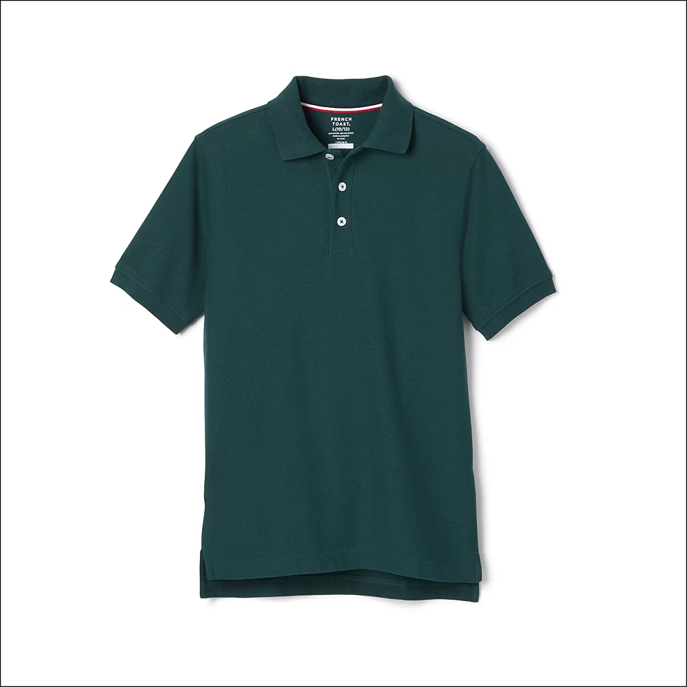 Boys 4-20 & Husky French Toast School Uniform Short-Sleeve Pique Polo 8 Boys 4-20 & Husky French Toast School Uniform Short-Sleeve Pique Polo - Image 6