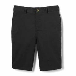 Boys 4-20 French Toast Flat-Front Shorts -Bonnie Jean Sales 3396037 Black