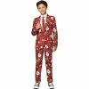 Boys 4-16 Suitmeister Red Icons Christmas Light-Up Suit -Bonnie Jean Sales 3910973