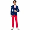 Boys 10-16 OppoSuits Stars & Stripes Americana Suit 2 Boys 10-16 OppoSuits Stars & Stripes Americana Suit -Bonnie Jean Sales 3911103