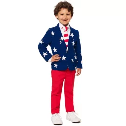 Boys 2-8 OppoSuits Stars & Stripes Americana Suit