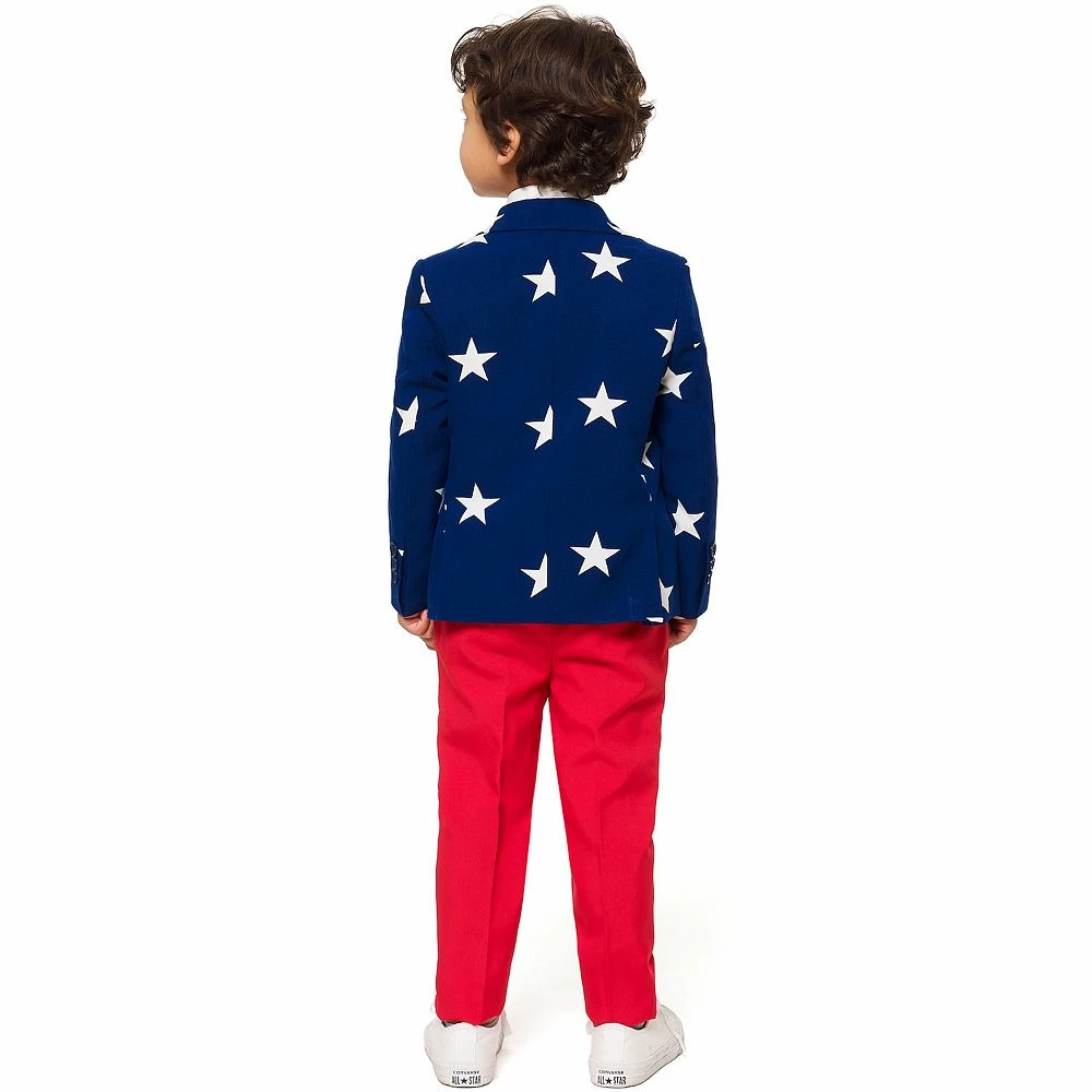 Boys 2-8 OppoSuits Stars & Stripes Americana Suit 4 Boys 2-8 OppoSuits Stars & Stripes Americana Suit - Image 2