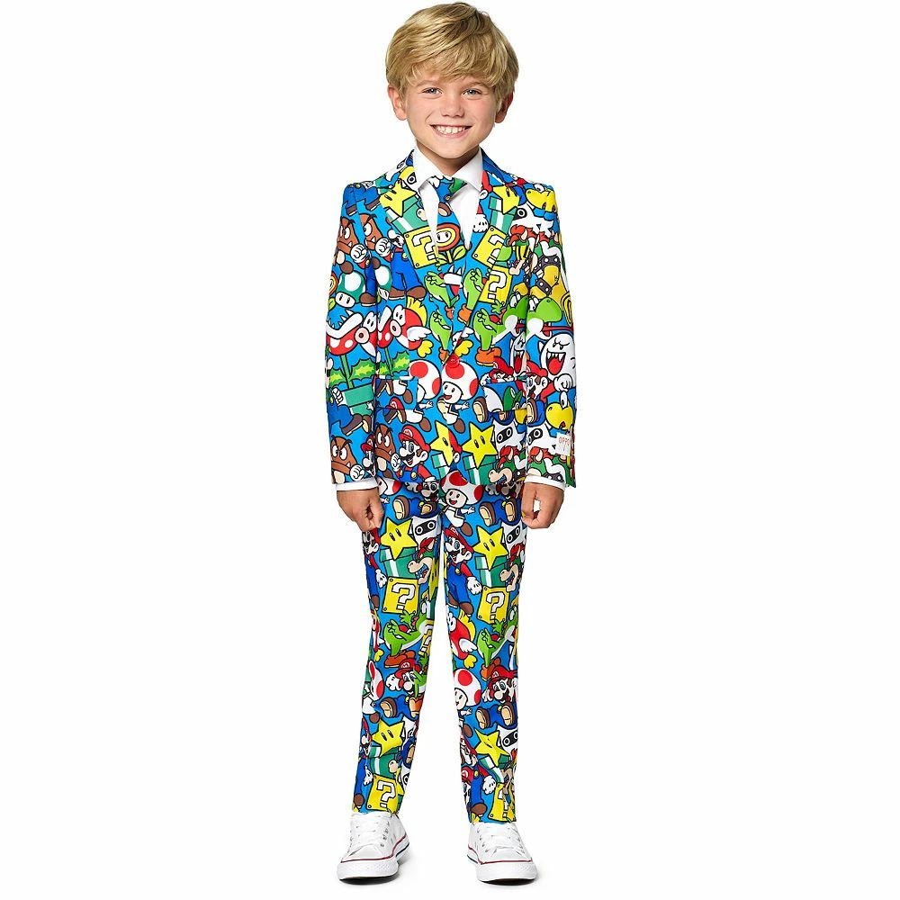 Boys 2-8 OppoSuits Nintendo Super Mario Suit 3 Boys 2-8 OppoSuits Nintendo Super Mario Suit