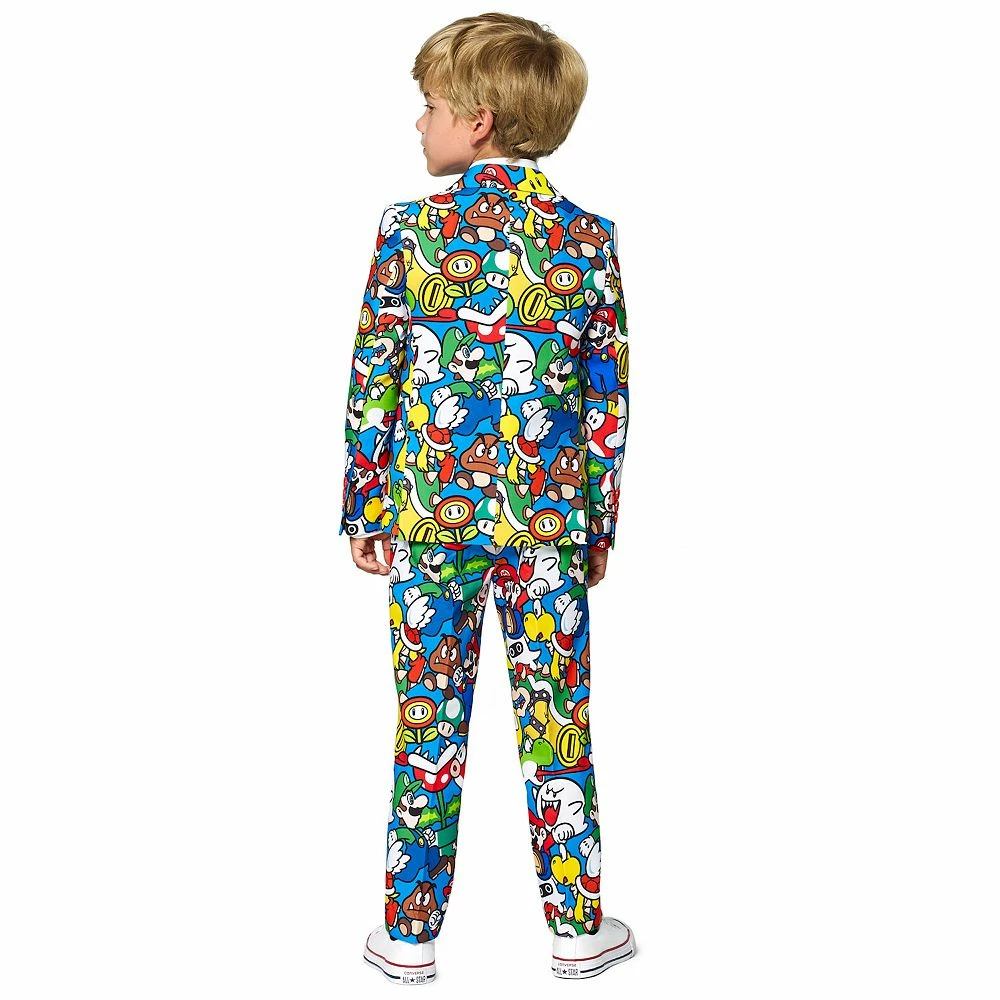 Boys 2-8 OppoSuits Nintendo Super Mario Suit 4 Boys 2-8 OppoSuits Nintendo Super Mario Suit - Image 2