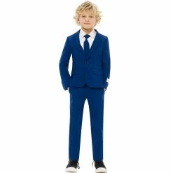 Boys 2-8 OppoSuits Navy Royale Solid Suit