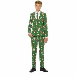 Boys 10-16 OppoSuits Santaboss Christmas Suit
