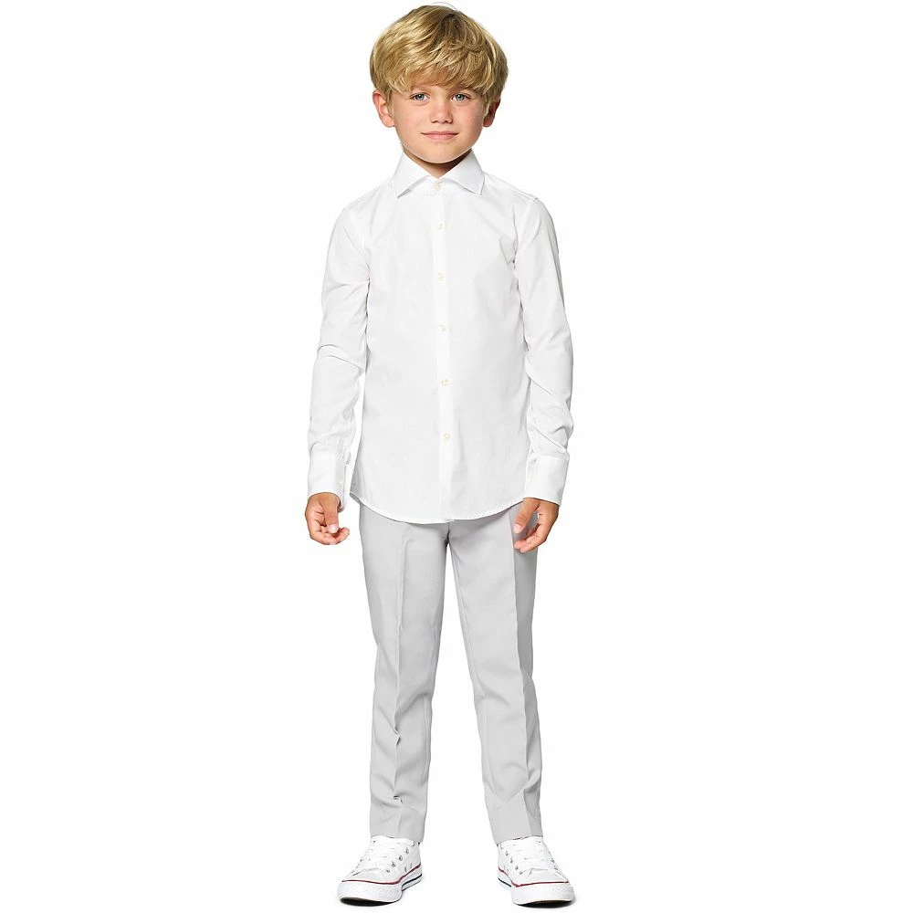 Boys 2-8 OppoSuits White Knight Solid Shirt 3 Boys 2-8 OppoSuits White Knight Solid Shirt