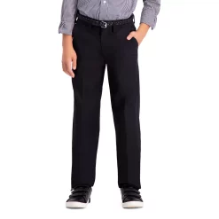 Boys 8-20 Haggar® Cool 18 Pro Boys Slim Fit Pants -Bonnie Jean Sales 3916830 Black