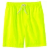 Boys 10-20 Lands' End Solid Swim Trunks in Husky -Bonnie Jean Sales 4901876 Electric Yellow Neon