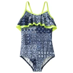 Girls 3-10 Lands' End Ruffle One-Piece Swimsuit