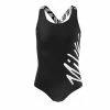 Girls 6-20 Nike Script Logo Crossback One-Piece Swimsuit -Bonnie Jean Sales 5199360 Black