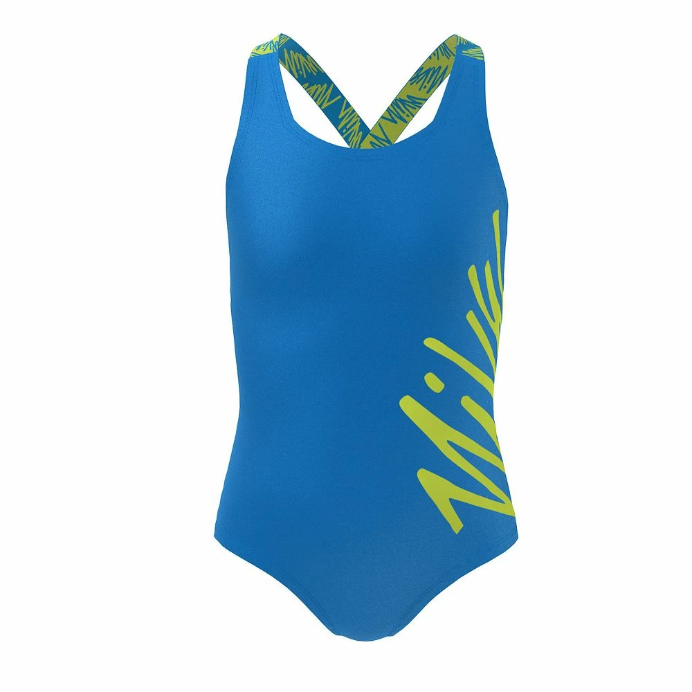 Girls 6-20 Nike Script Logo Crossback One-Piece Swimsuit 4 Girls 6-20 Nike Script Logo Crossback One-Piece Swimsuit - Image 2