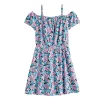 Girls 6-20 SO® Off The Shoulder Dress in Regular & Plus Size -Bonnie Jean Sales 5228099 Multi Floral