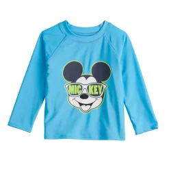 Disney's Mickey Mouse Toddler Boy Adaptive Rash Guard Top by Jumping Beans®