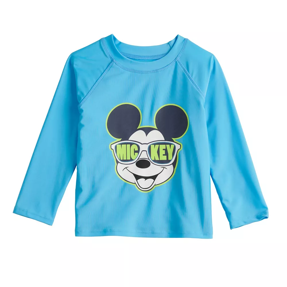 Disney's Mickey Mouse Toddler Boy Adaptive Rash Guard Top by Jumping Beans® 3 Disney's Mickey Mouse Toddler Boy Adaptive Rash Guard Top by Jumping Beans®