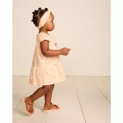 Baby & Toddler Girl Little Co. by Lauren Conrad Organic Short-Sleeve Tiered Dress -Bonnie Jean Sales 5260989 ALT10