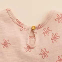 Baby & Toddler Girl Little Co. by Lauren Conrad Organic Short-Sleeve Tiered Dress -Bonnie Jean Sales 5260989 ALT2