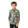 Boys 2-8 OppoSuits Nintendo Super Mario Button-Up Dress Shirt -Bonnie Jean Sales 5265621