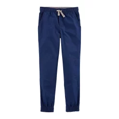 Boys 4-14 Carter's Pull-On Poplin Pants -Bonnie Jean Sales 5356564 Navy