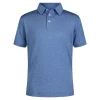 Boys 4-20 IZOD Marled Performance Polo in Regular & Husky -Bonnie Jean Sales 5516447 Blue Marl