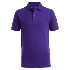 Boys 4-20 IZOD Double Pique Stretch Polo in Regular & Husky -Bonnie Jean Sales 5516452 Purple