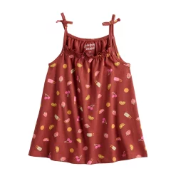 Toddler Girl Jumping Beans® Knit Bow Shoulder Strappy Printed Tank Top
