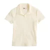 Girls 6-20 SO® Ribbed Collar Polo in Regular & Plus -Bonnie Jean Sales 5575883 Cream