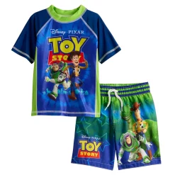 Disney / Pixar's Toy Story Toddler Boy Rash Guard & Bottoms Swimsuit Set