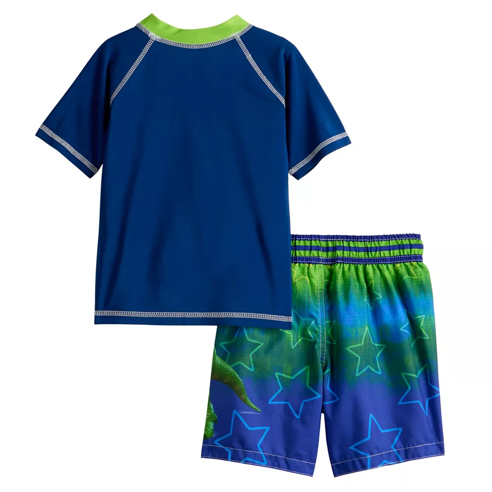 Disney / Pixar's Toy Story Toddler Boy Rash Guard & Bottoms Swimsuit Set 4 Disney / Pixar's Toy Story Toddler Boy Rash Guard & Bottoms Swimsuit Set - Image 2