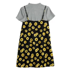 Girls 6-20 SO® Slip Dress & Tee Set in Regluar & Plus Size -Bonnie Jean Sales 5593564 ALT