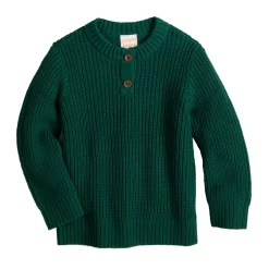 Toddler Boy Jumping Beans® Henley Sweater -Bonnie Jean Sales 5619147 Green