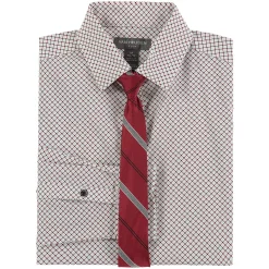 Boys 8-20 Van Heusen Button-Up Shirt & Tie Set -Bonnie Jean Sales 5663893 ALT