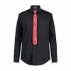 Boys 8-20 IZOD Shirt & Tie Set 2 Boys 8-20 IZOD Shirt & Tie Set -Bonnie Jean Sales 5664768 Black