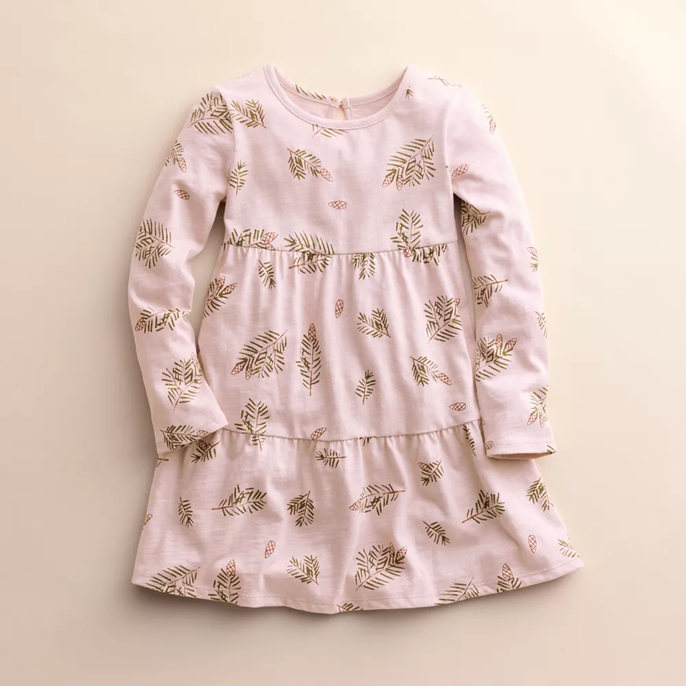 Girls 4-8 Little Co. by Lauren Conrad Organic Long-Sleeve Tiered Dress 3 Girls 4-8 Little Co. by Lauren Conrad Organic Long-Sleeve Tiered Dress