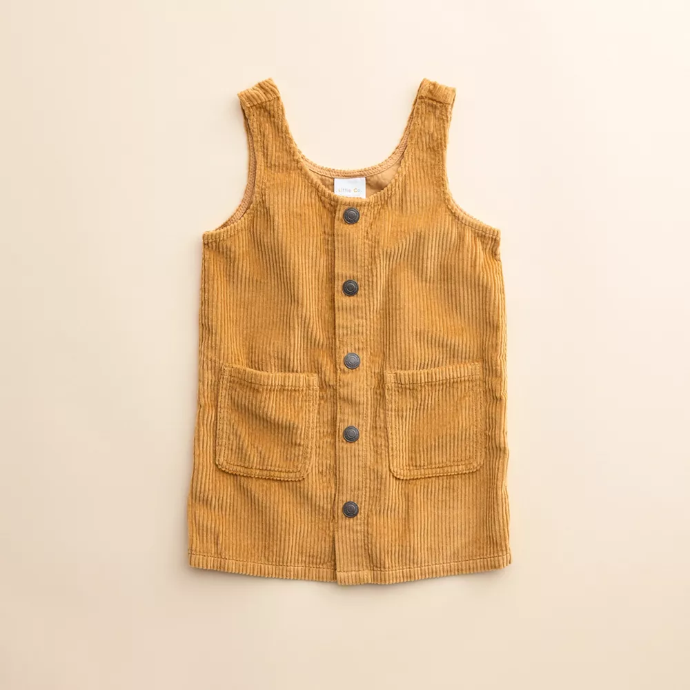 Baby & Toddler Girl Little Co. by Lauren Conrad Organic Corduroy Jumper 4 Baby & Toddler Girl Little Co. by Lauren Conrad Organic Corduroy Jumper - Image 2