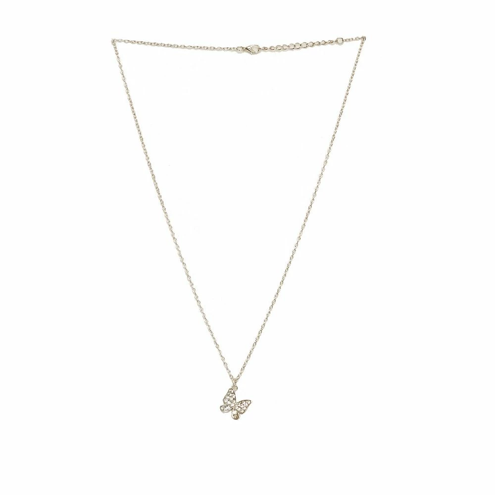 Girls 7-16 Knit Works Babydoll Dress with Faux Fur Popover Top and Necklace 7 Girls 7-16 Knit Works Babydoll Dress with Faux Fur Popover Top and Necklace - Image 5