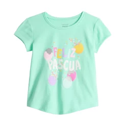 Girls 4-12 Jumping Beans® Easter Graphic Tee -Bonnie Jean Sales 5835955 Green Pascua