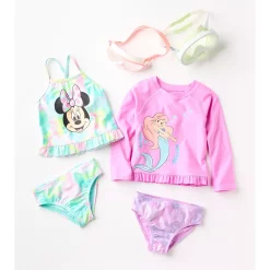 Disney's The Little Mermaid Toddler Girl Rash Guard & Swim Bottoms Set by Jumping Beans® -Bonnie Jean Sales 5838579 ALT9