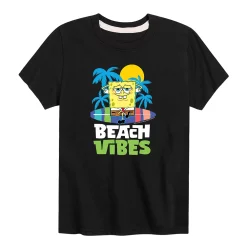 Boys 8-20 Spongebob Beach Vibes Surf Graphic Tee