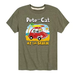 Boys 8-20 Pete The Cat At The Beach Graphic Tee
