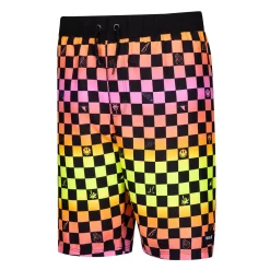 Boys 4-7 Hurley Character Check Pull On Swim Trunks
