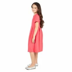 Girls 7-16 24Seven Comfort Short Sleeve Pleated Party Dress -Bonnie Jean Sales 5899099 ALT4