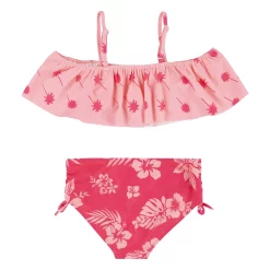 Girls 7-16 Hurley Flounce Bikini Top & Bottoms Swimsuit Set -Bonnie Jean Sales 5942084 ALT